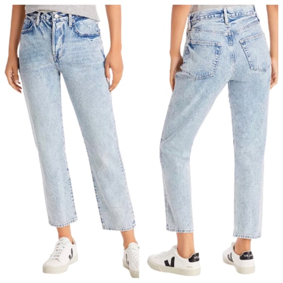 Frame Denim Denim - FRAME DENIM Le Original High Rise Slim Straight Leg Jeans Richlake